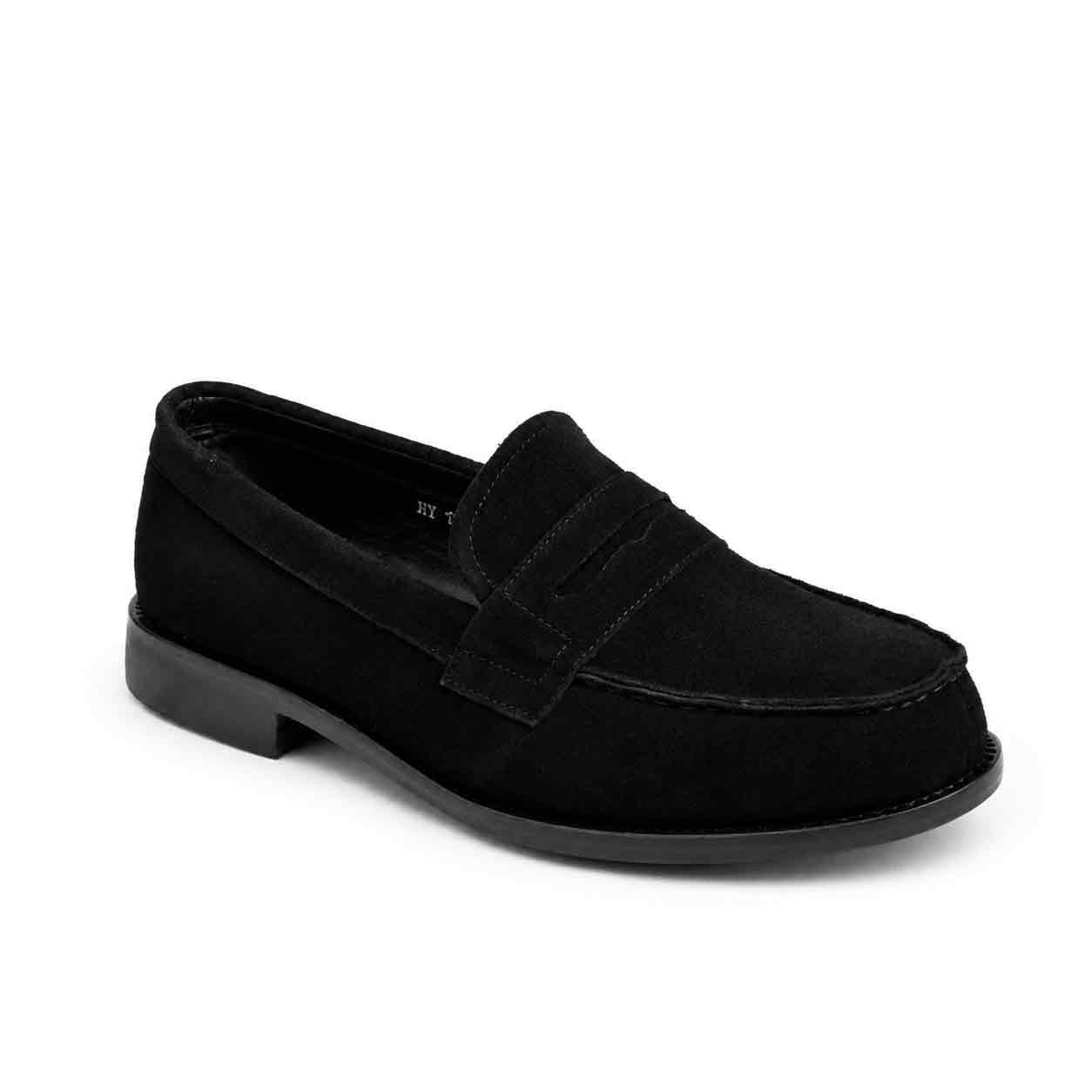 Chaussure pour homme confort 264  noir daim Chaussure classique Maroc